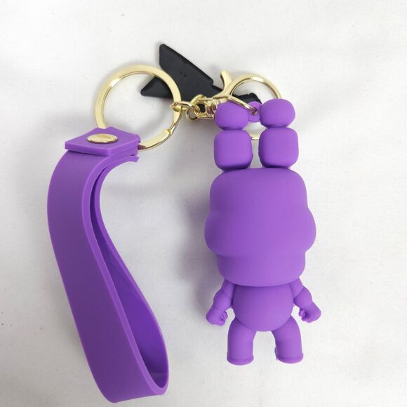 FNAF Bonnie 3D Keychain Five Nights at Freddy's Silicone Charm Pendent Keyring - Picture 2 of 2